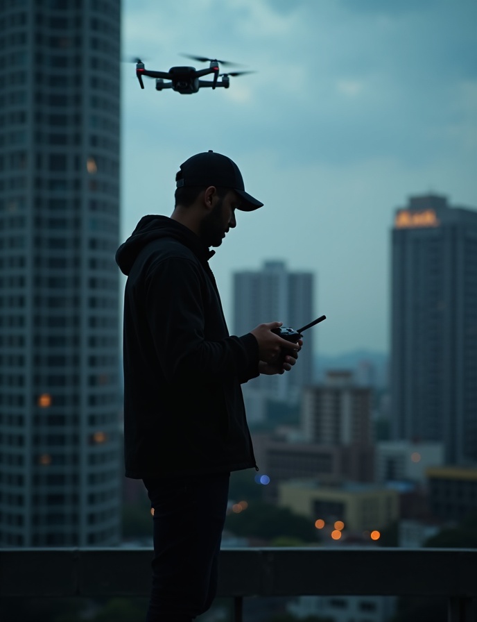 Piloto profissional de drone