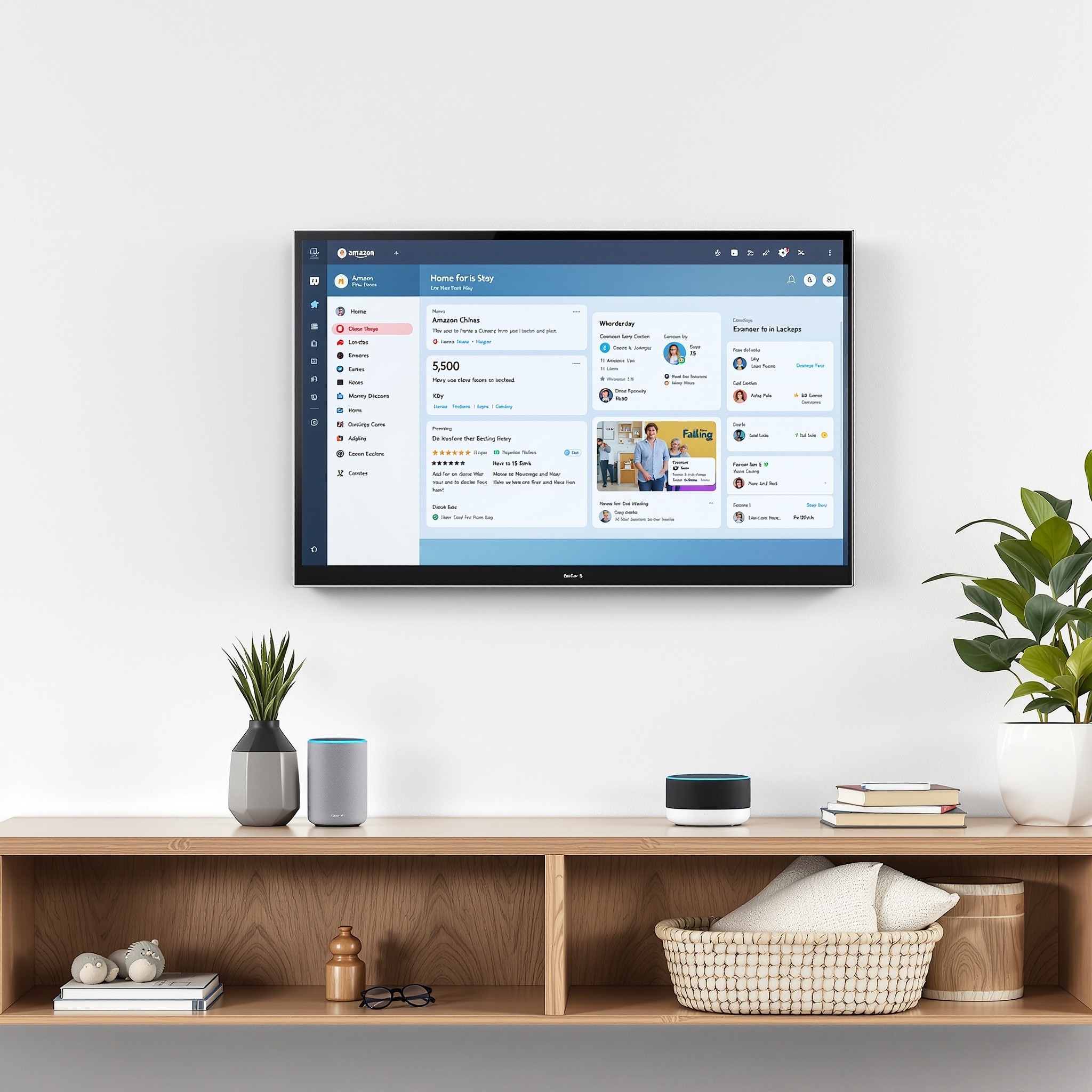 Amazon Echo Hub — 8" Smart Home Control Panel with Alexa+