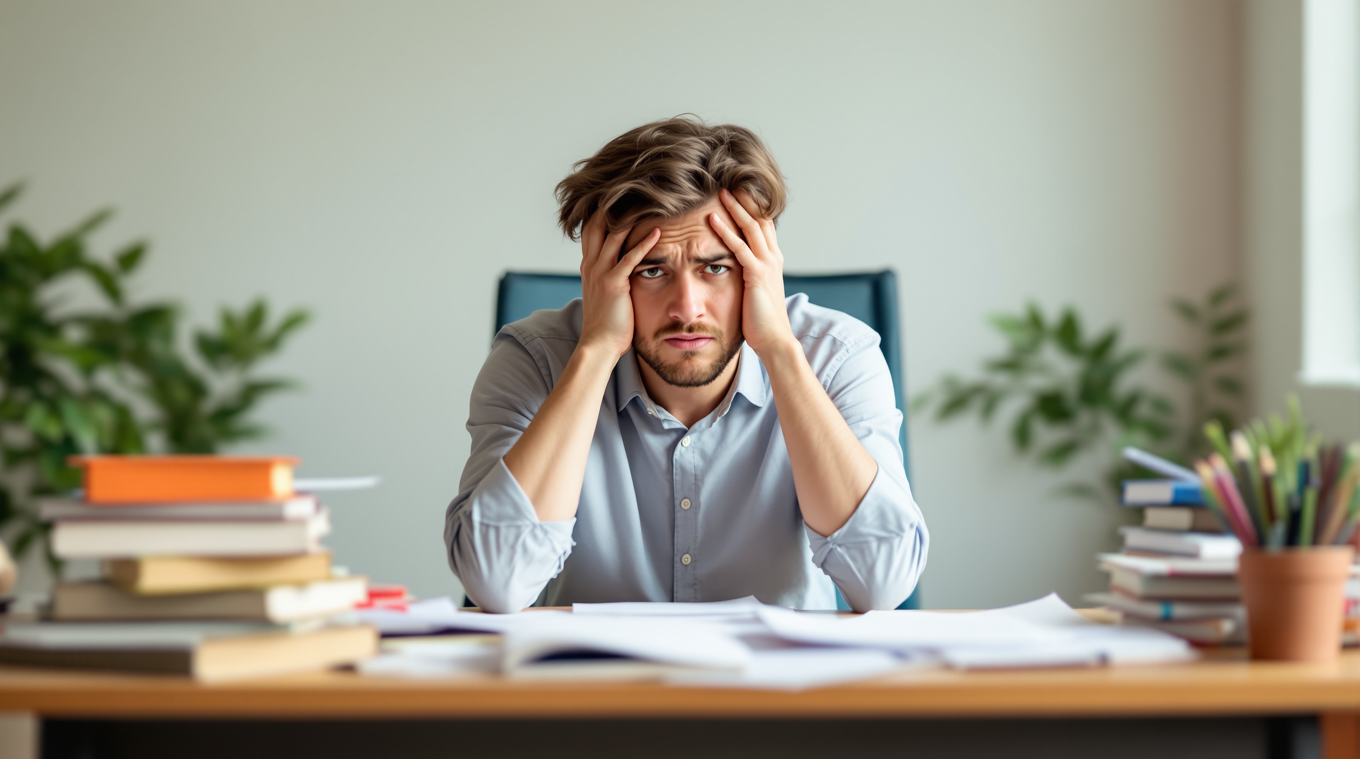 Student struggling with studies