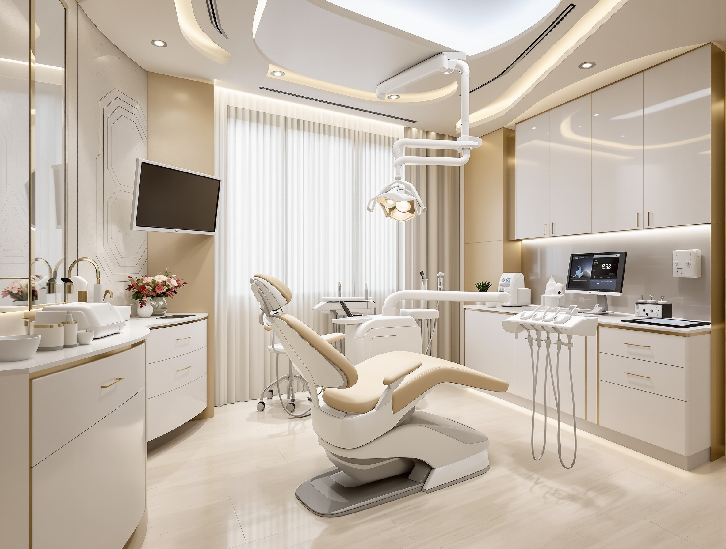 Gabinete dental moderno de la Clínica Odontalia