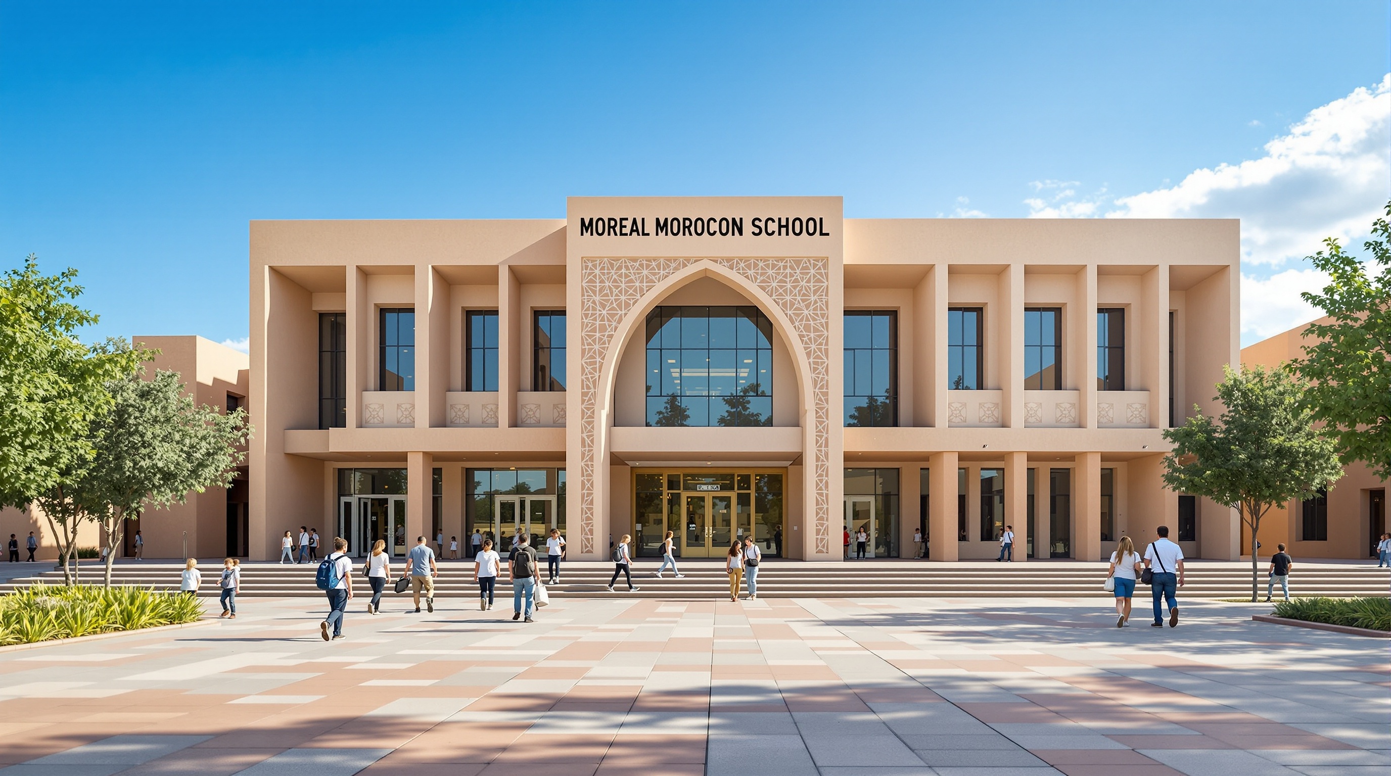 École moderne au Maroc