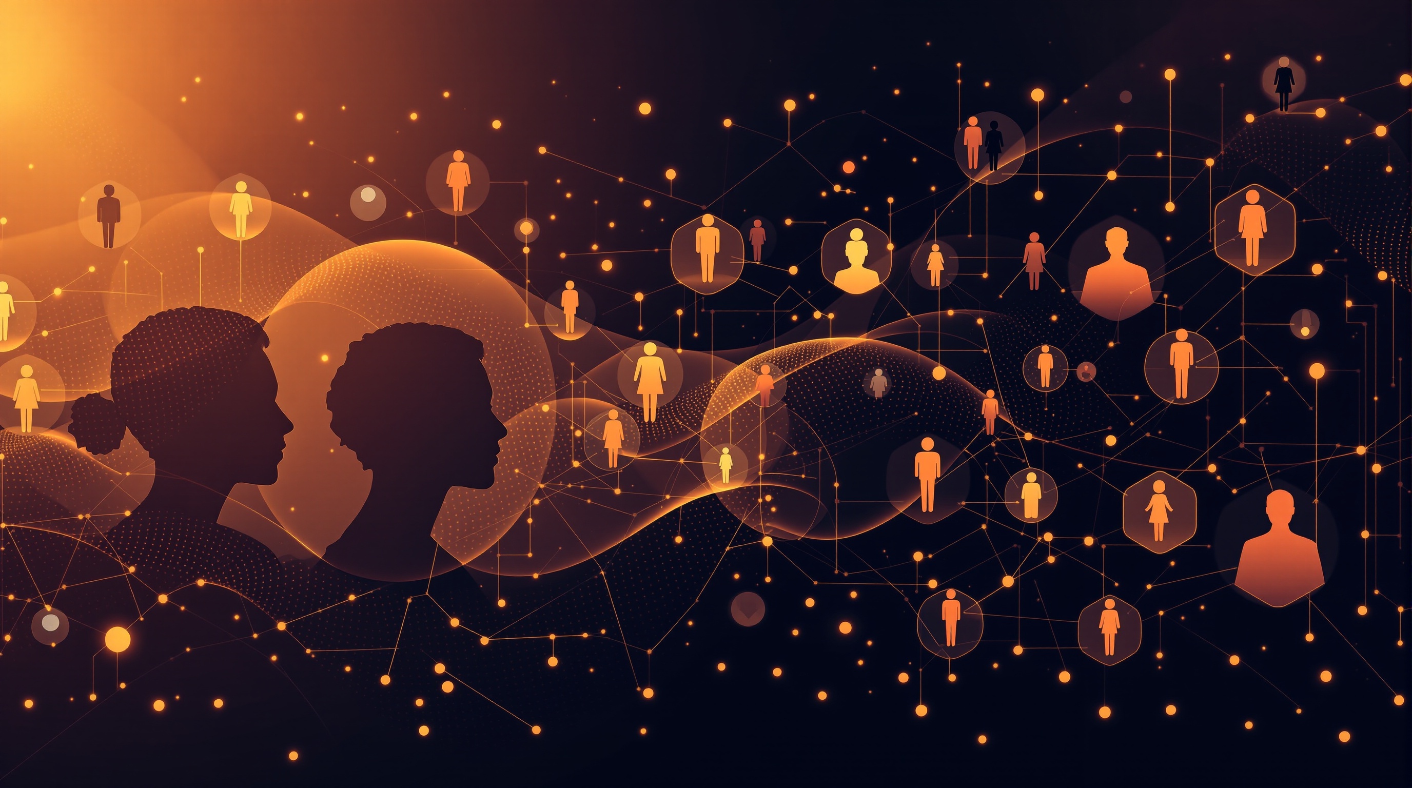 Diversidade e Inclusao - Pessoas diversas conectadas pela tecnologia