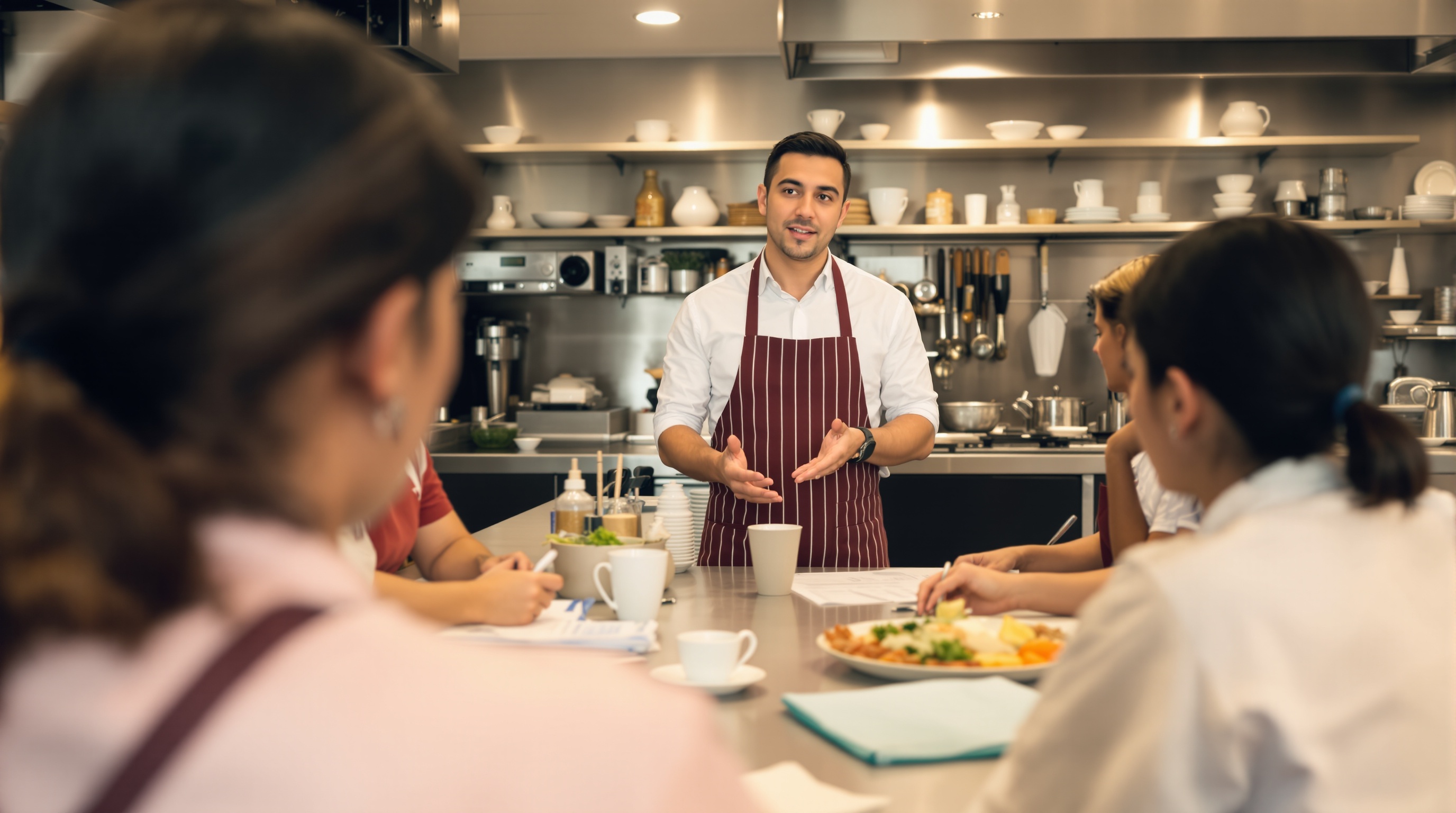Capacitación en inocuidad alimentaria para empleados de restaurantes