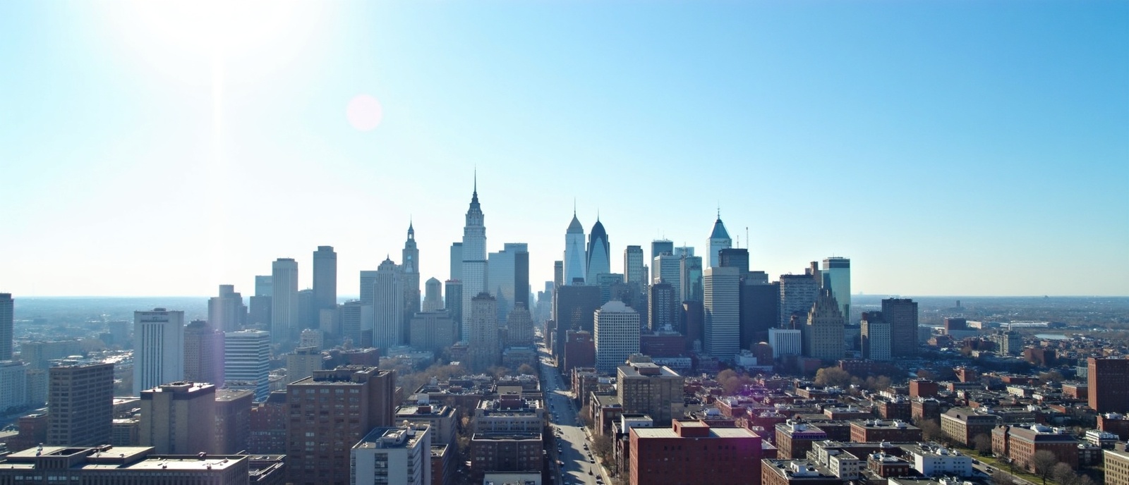 Philadelphia skyline — home of Northeast Total Communications since 1978