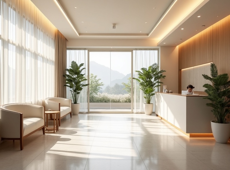 센터 내부 - 접수 공간