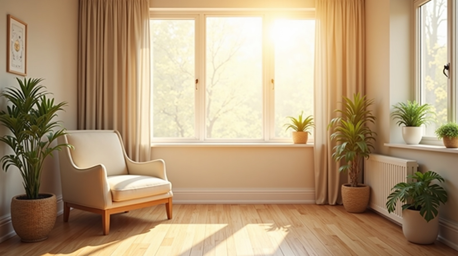 Peaceful therapy space