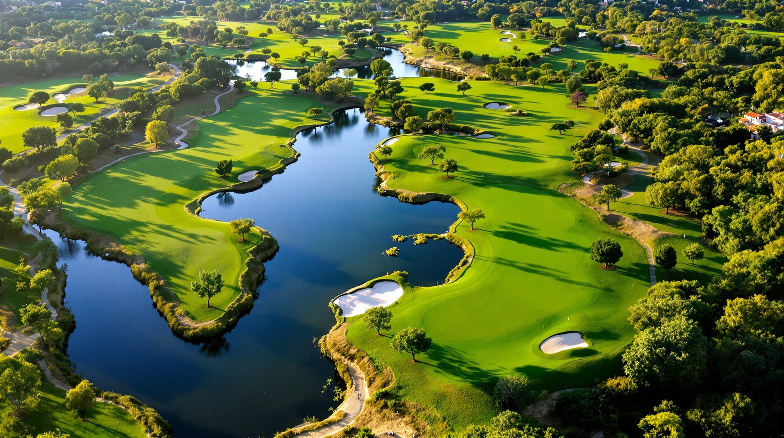 Valderrama Golf Club golf course in Sotogrande, Andalusia, Spain - Parkland course designed by Robert Trent Jones Sr., established 1974