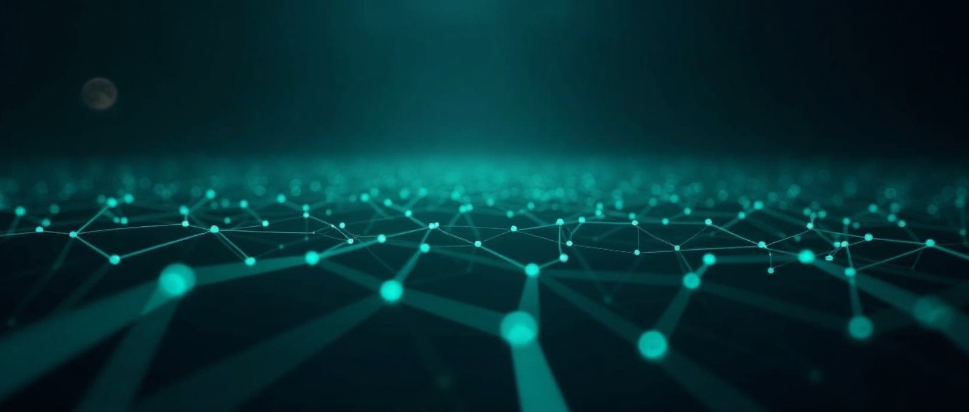 Futuristic energy grid visualization