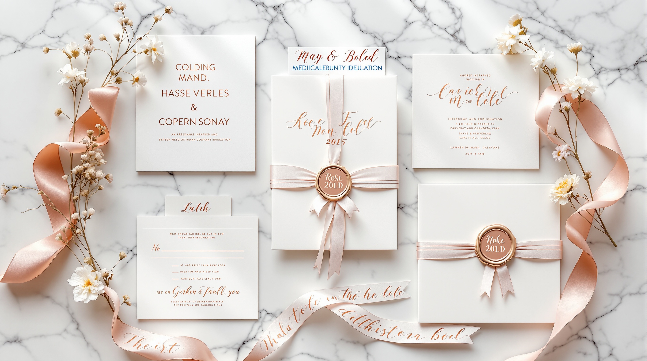 Papeterie personnalisée mariage