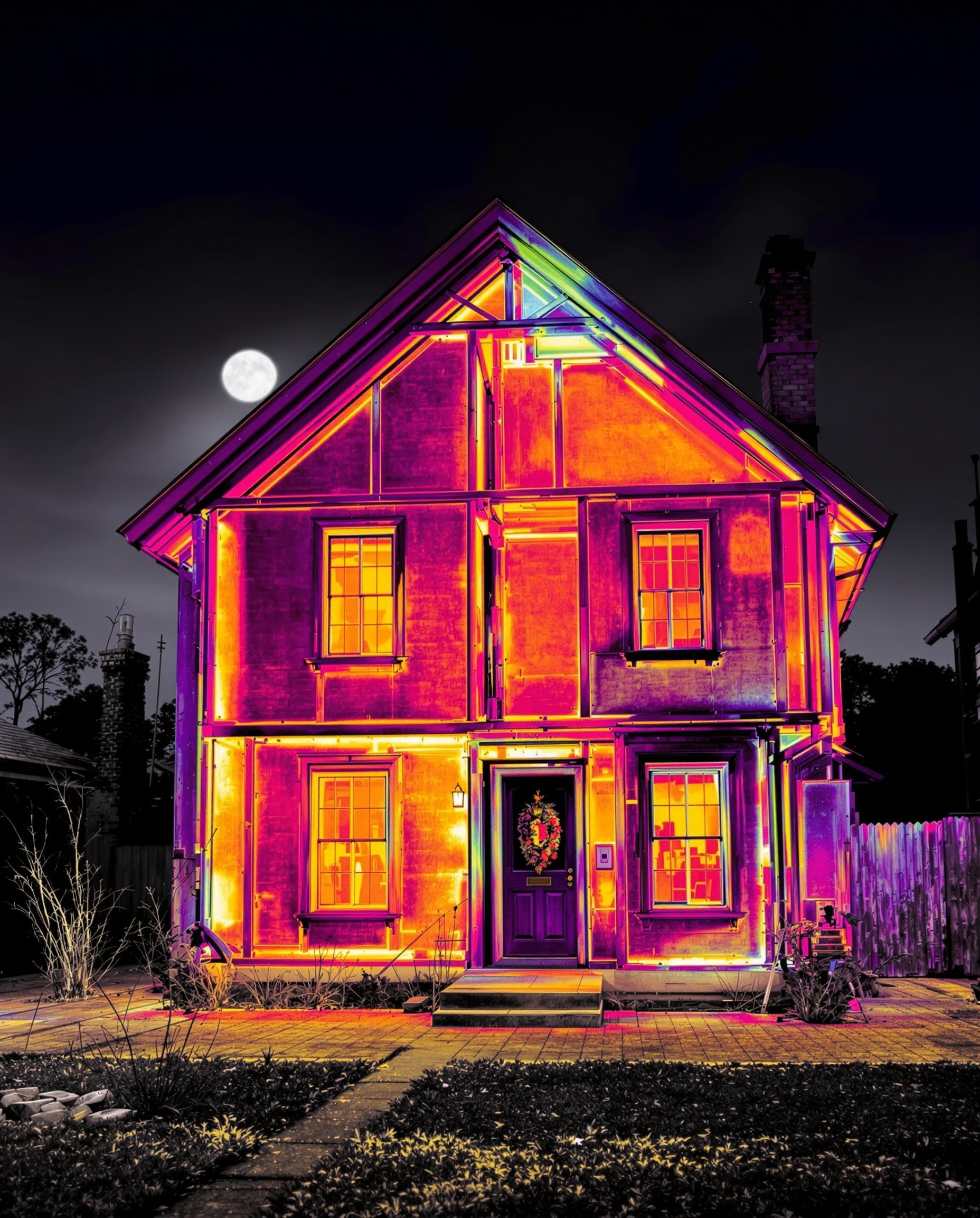 Maison sans isolation