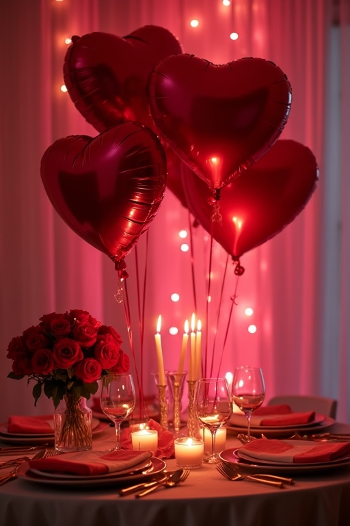Romantic surprise decoration