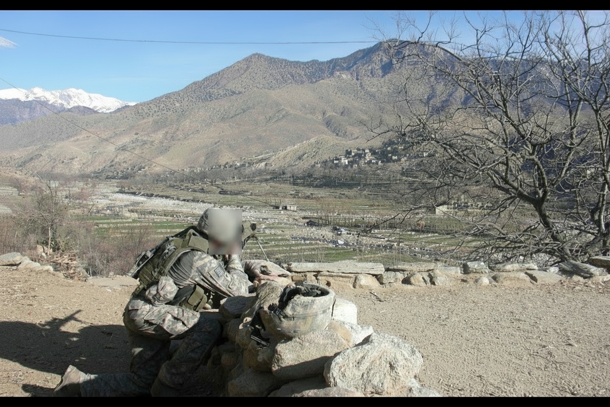 Socrates Johnson — OEF Veteran, Afghanistan The author in Afghanistan as an infantryman