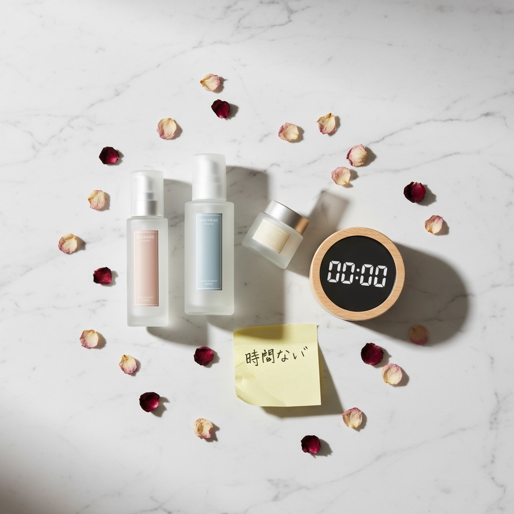 【無理】産後スキンケアする時間ない…それでも肌荒れを改善する方法