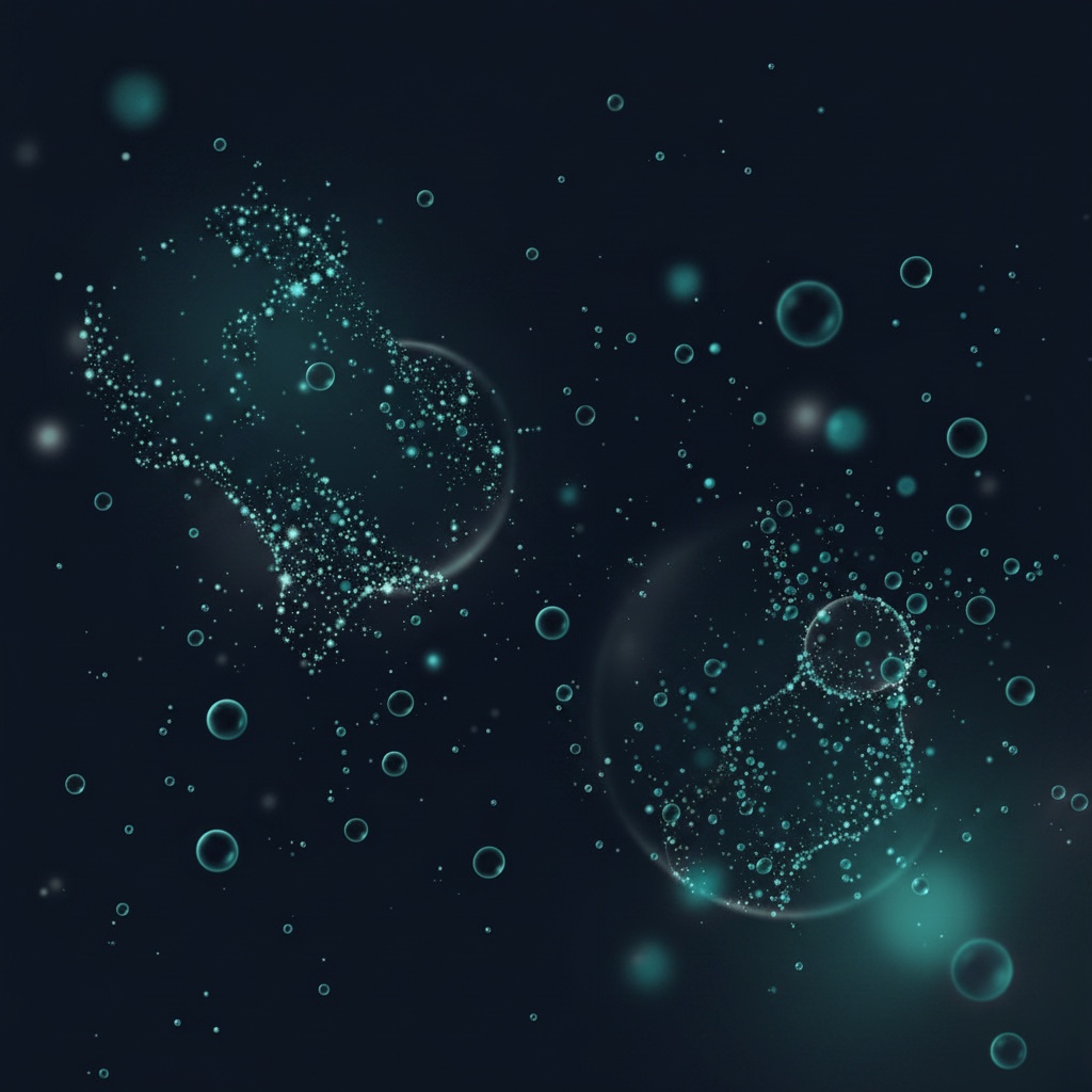 Oxygen-ozone therapeutic mixture visualization
