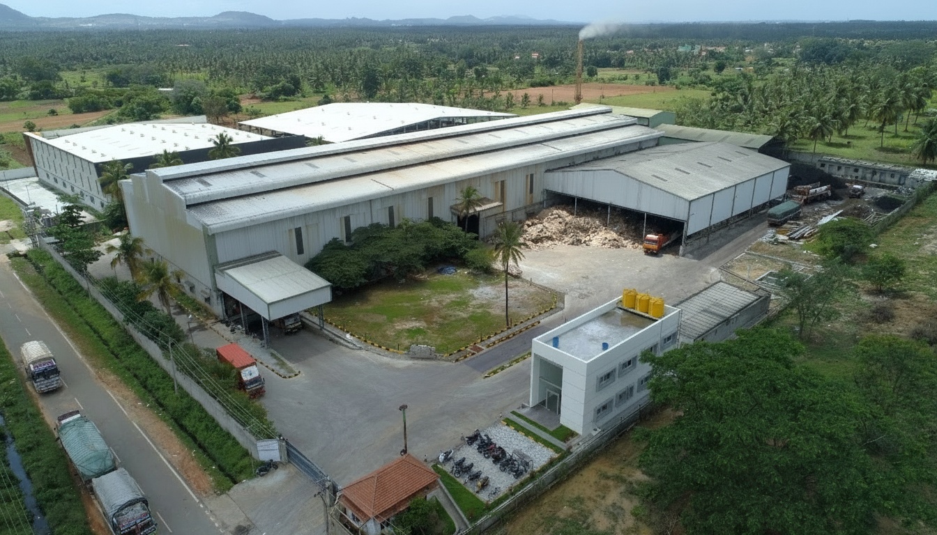 Manufacturing facility background