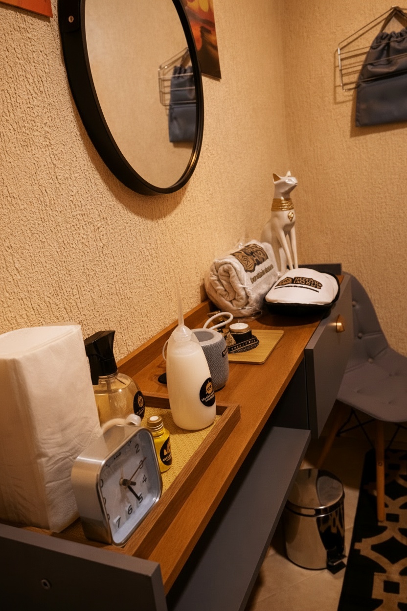 Sala de massagem egípcia - Spa Egípcio Templo de Hórus Rio de Janeiro