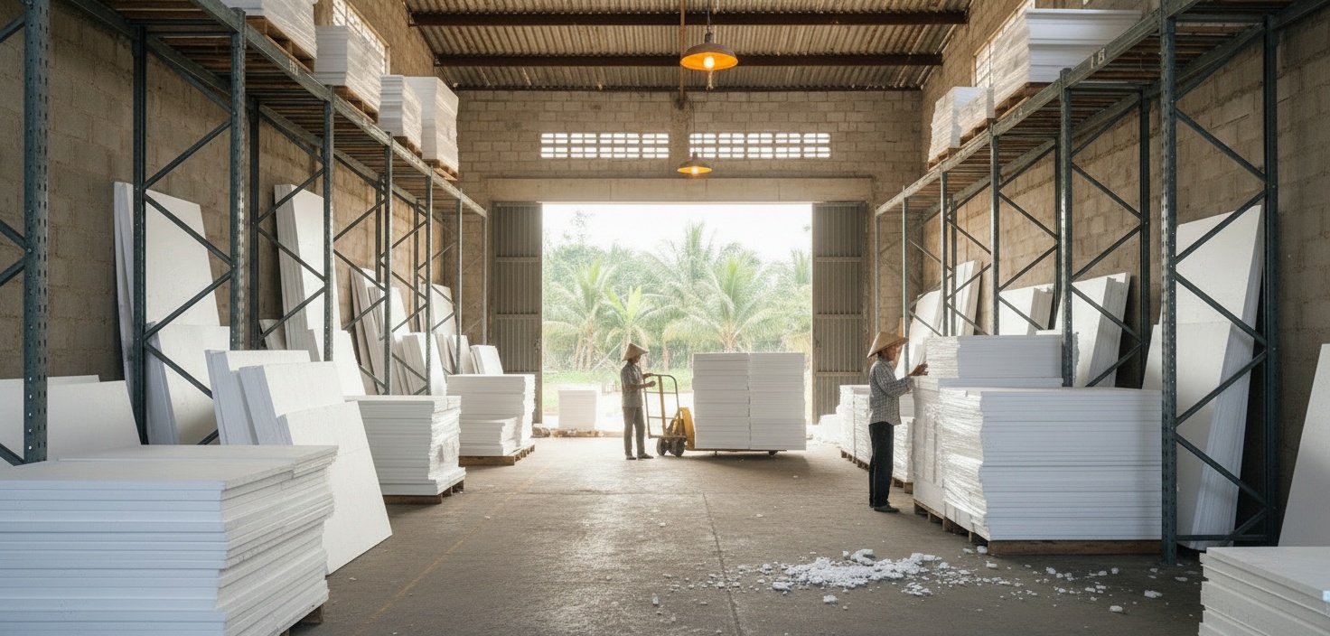 Công trình sử dụng mốp xốp Nhân Phát