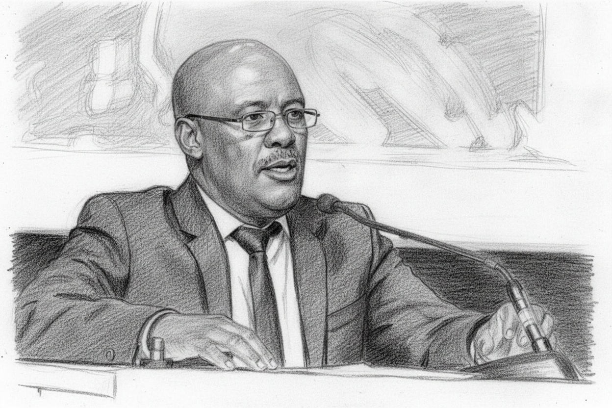 General Sindile Pitso Mfazi — Pencil Portrait