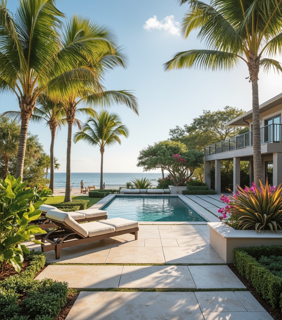 Professional landscaping in Clearwater Beach FL