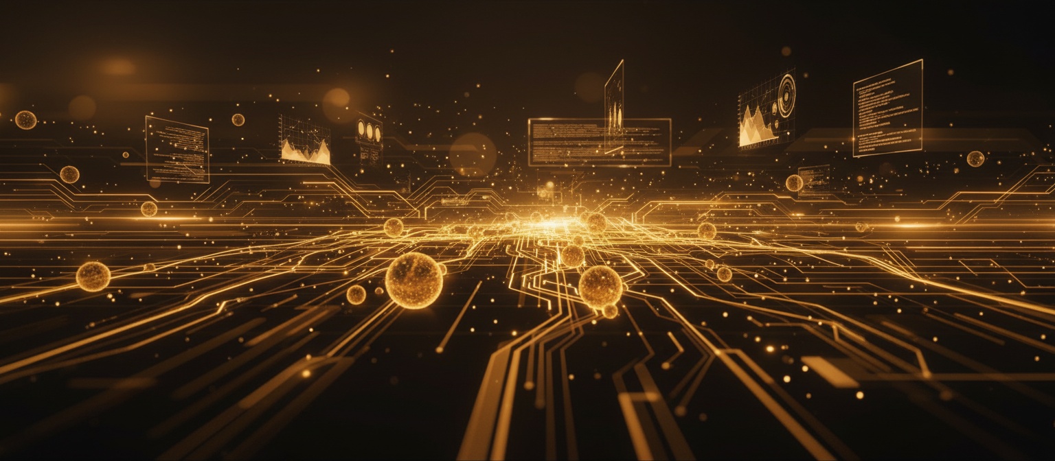 AI 기술 트렌드 허브 배경