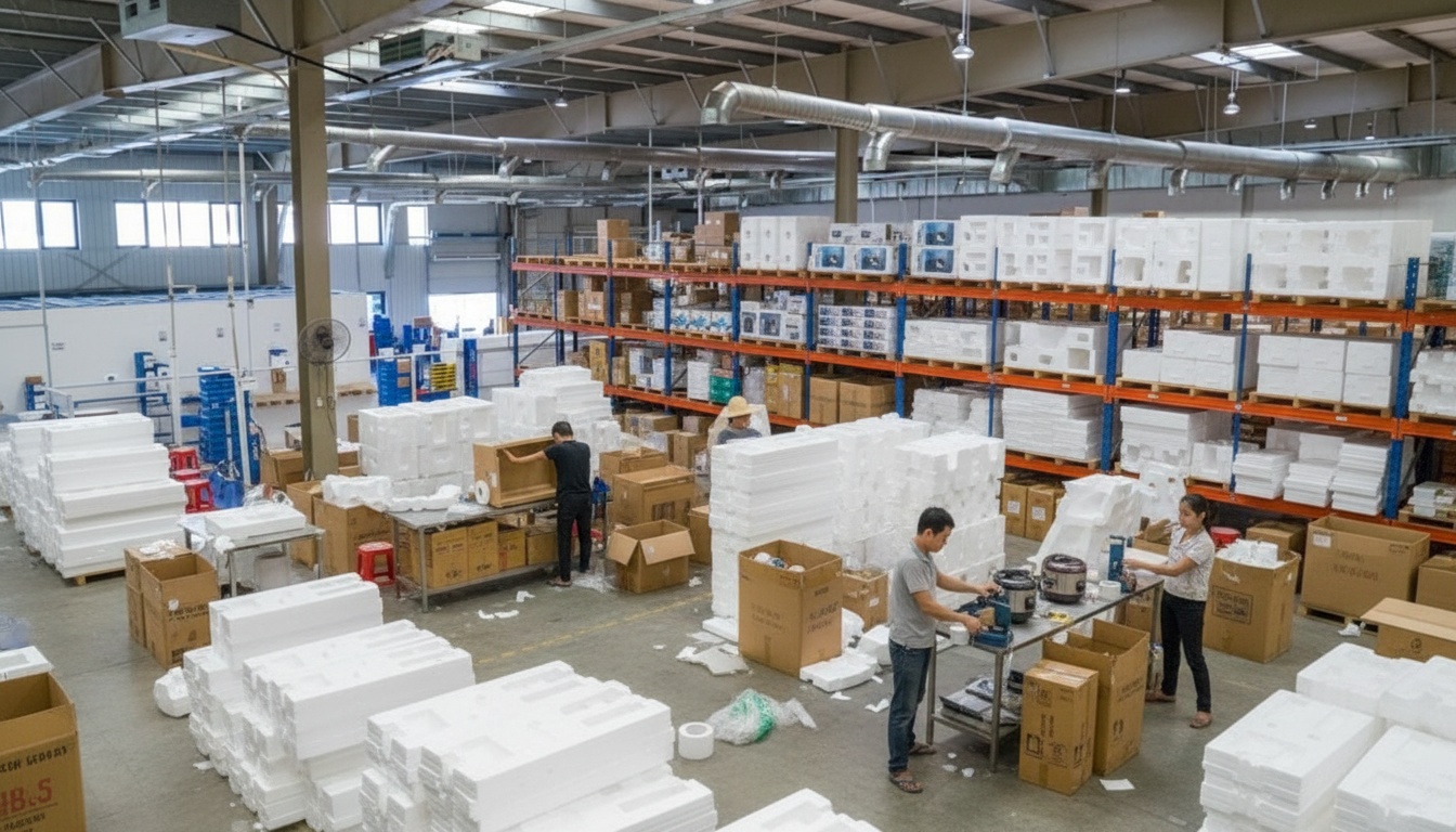 Đóng Gói Sản Phẩm Bằng Xốp Định Hình