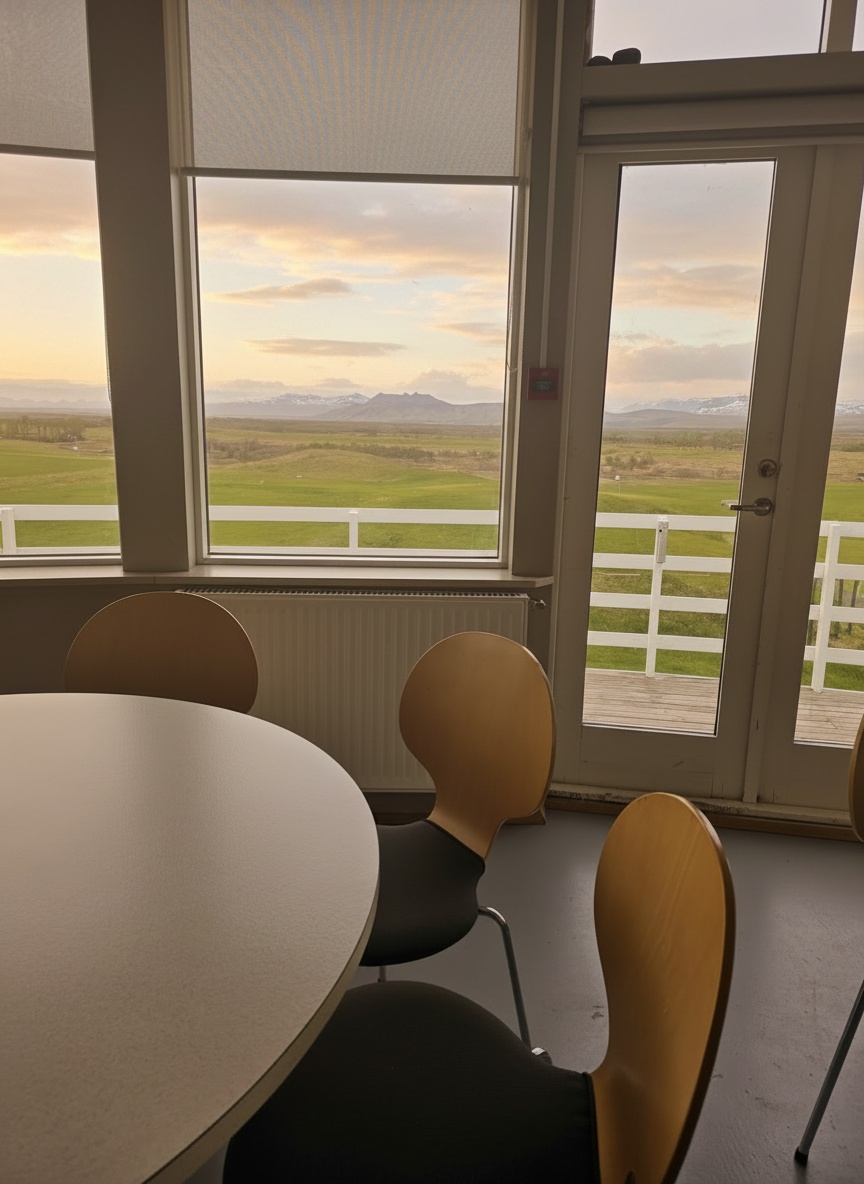 Hella Golf Club South Iceland landscape