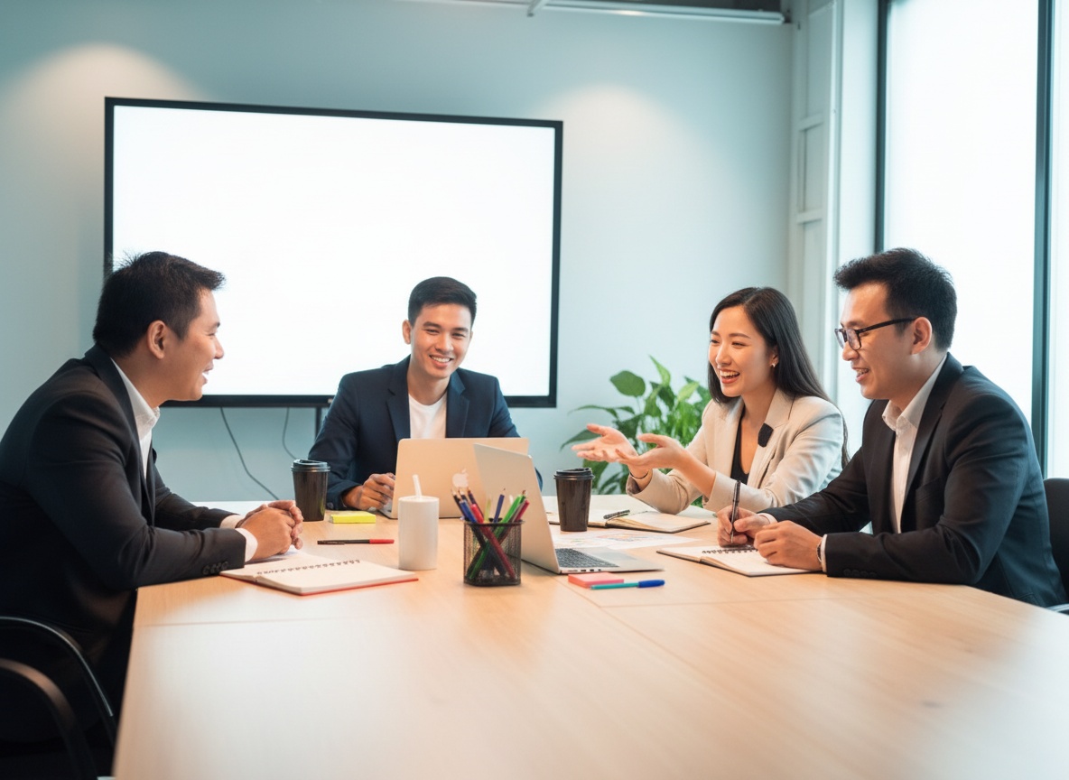 Họp nhóm Thiên Ý