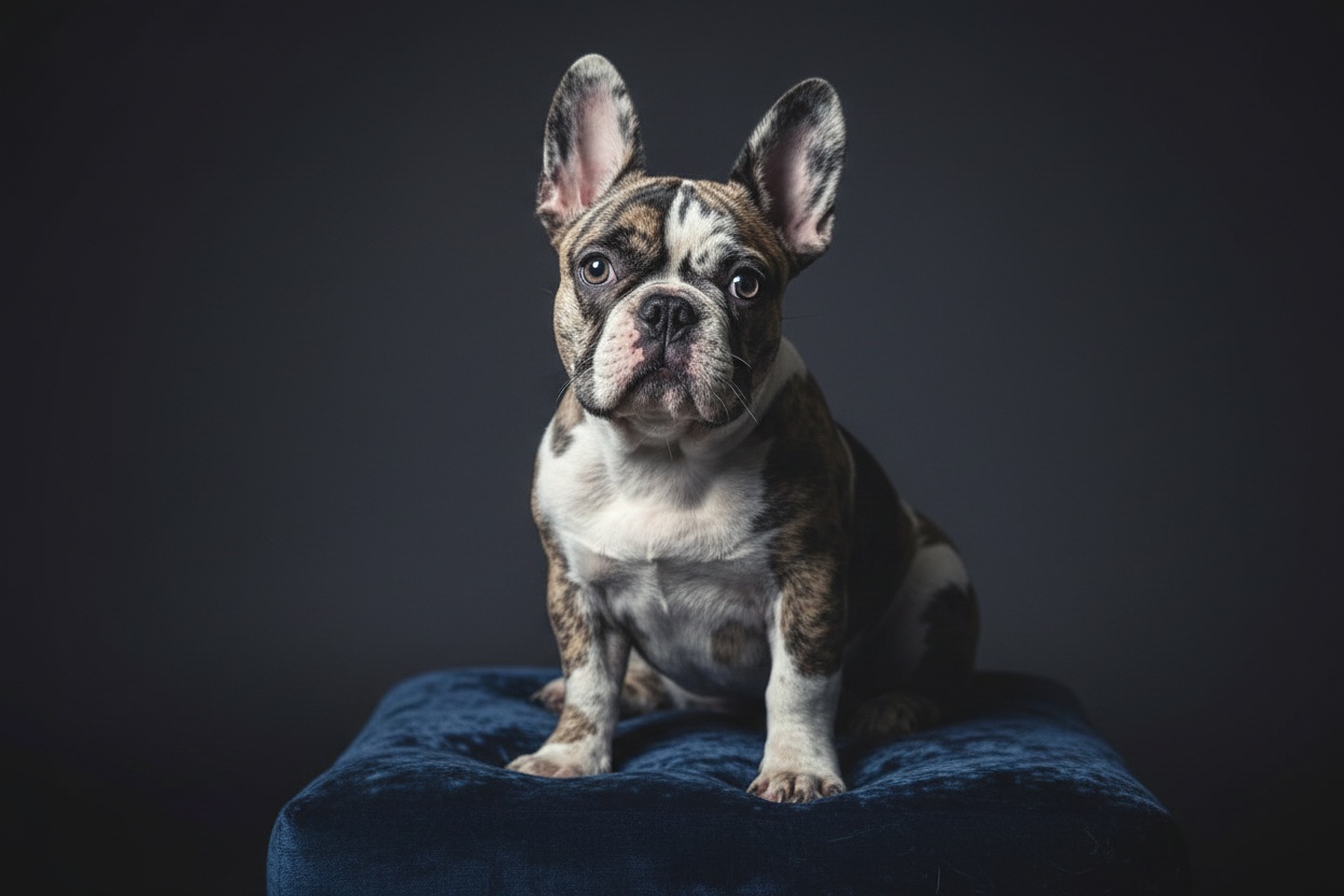 Merle French Bulldog coat pattern