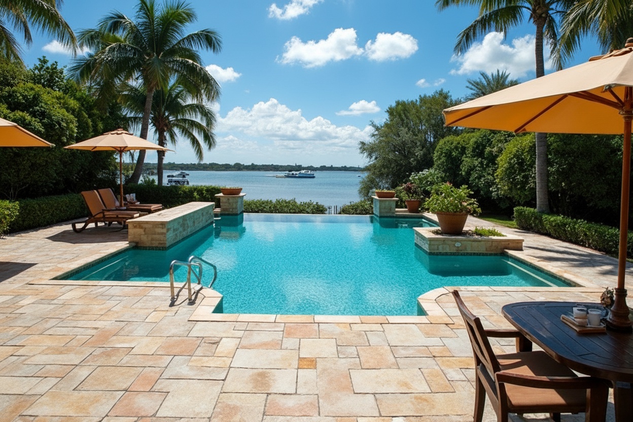 Pool deck pavers Tierra Verde FL