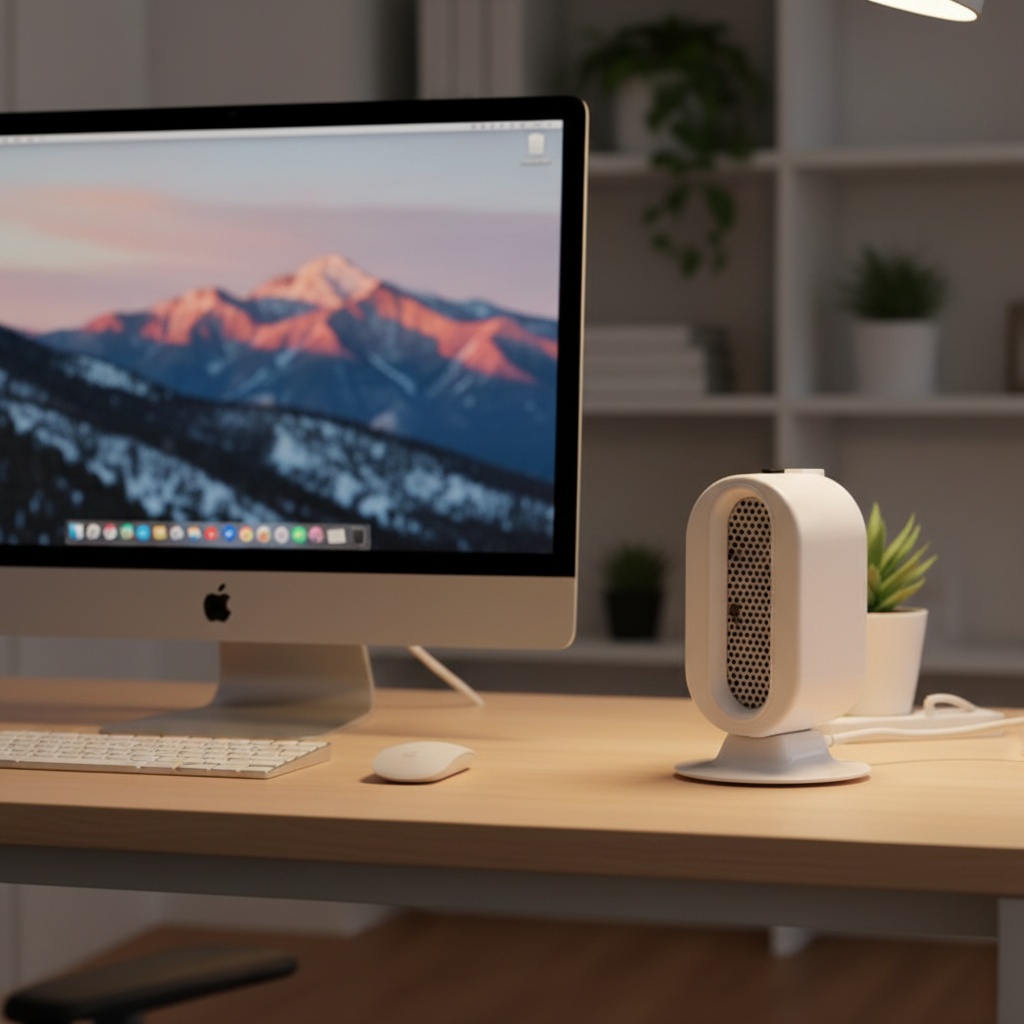 Mini Ceramic Heating Fan thumbnail 2
