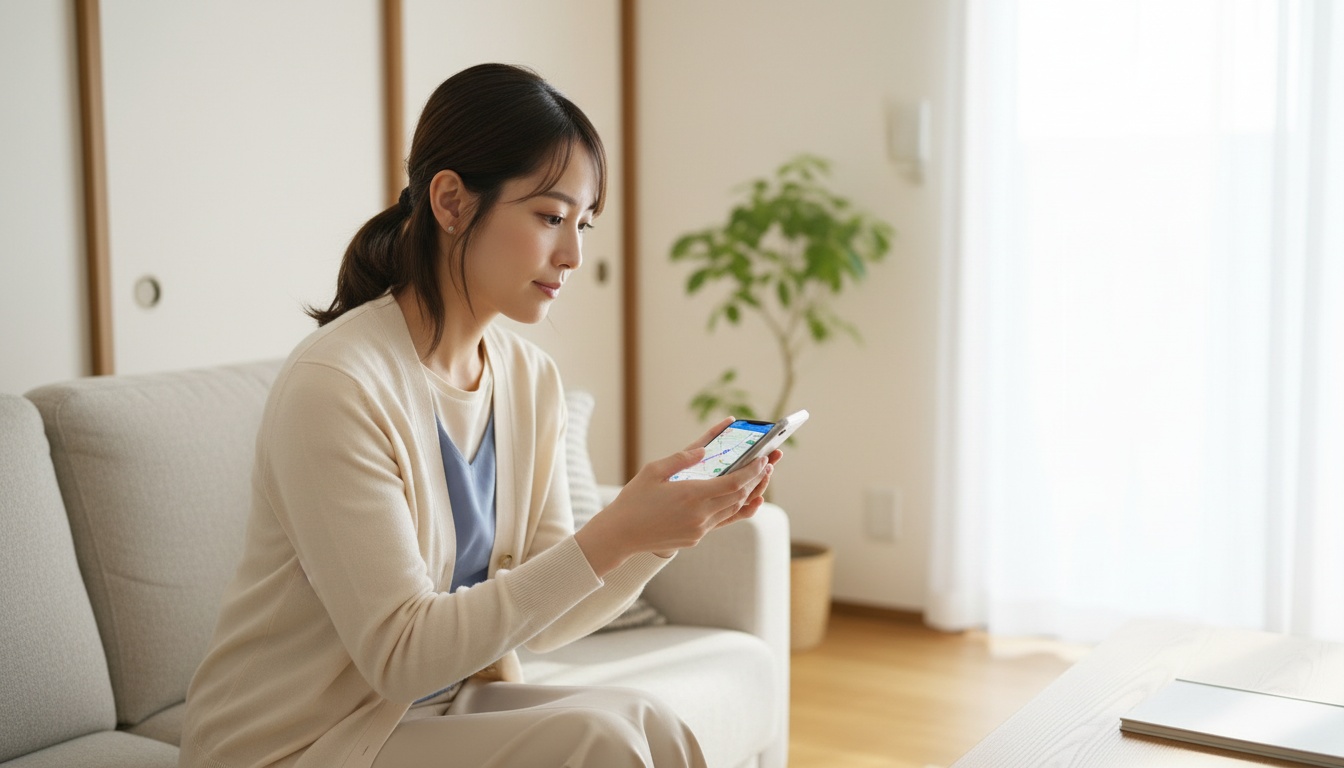 みてねみまもりGPSのデメリットを検討する日本人ママ