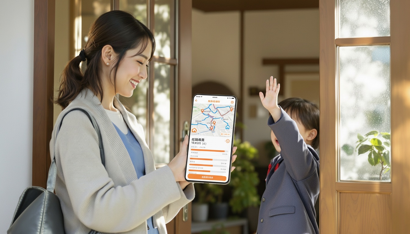Hamicのメッセージ機能を確認する親子