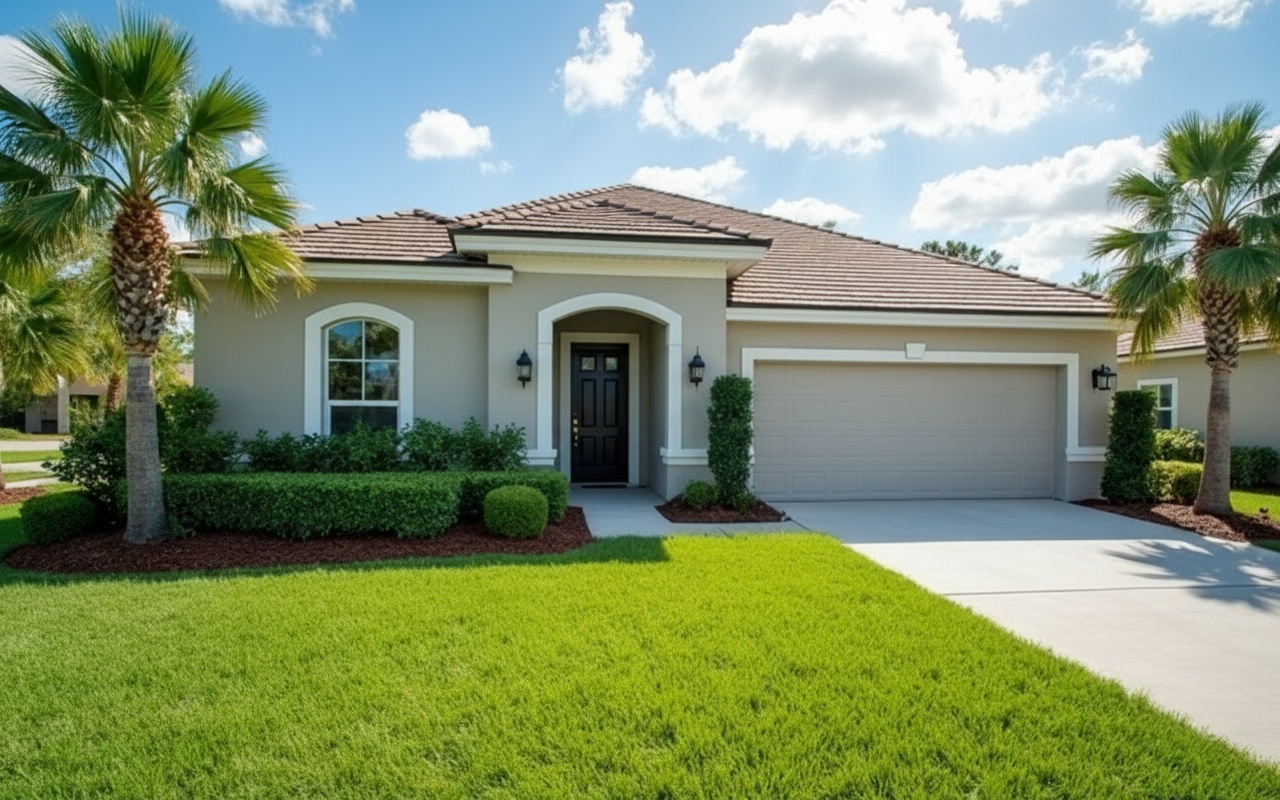 New Construction Corridors landscaping in Riverview FL
