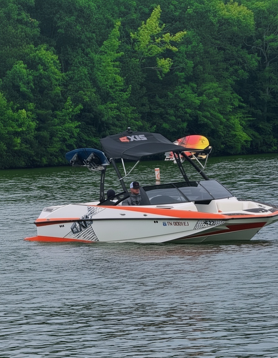 Axis A22 wake boat rental Tennessee lakes
