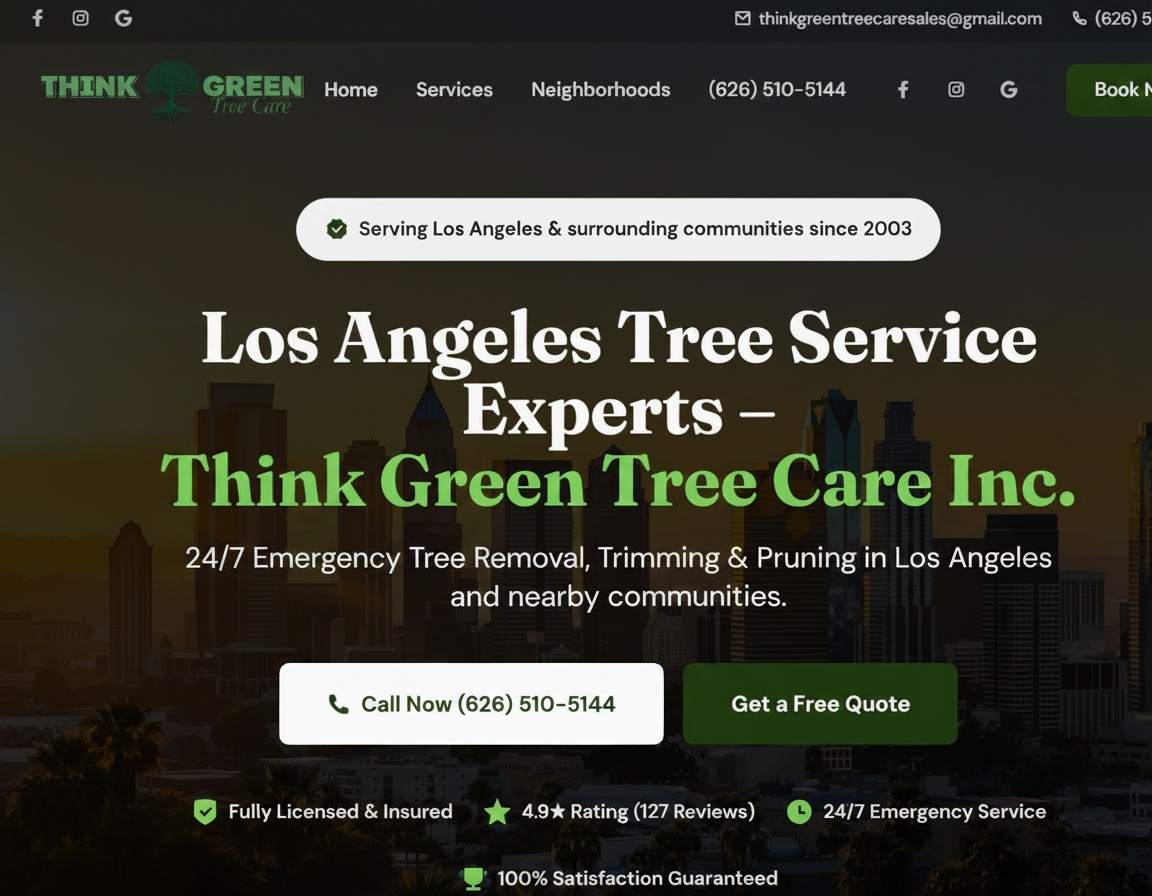 thinkgreentreecare.com preview