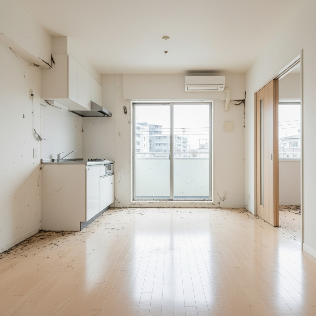 退去前まるごとハウスクリーニング ビフォー