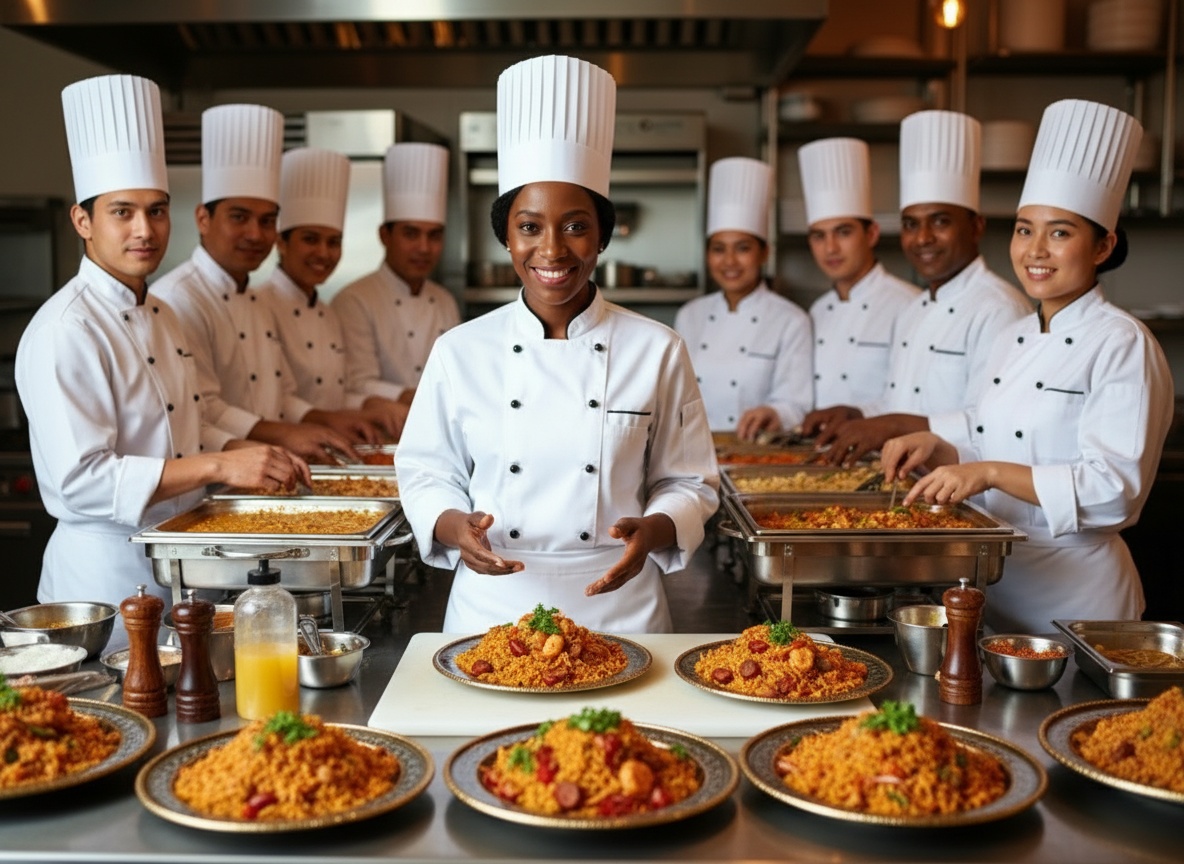 SAP's Creole Cuisine catering team — professional Houston corporate catering specialists