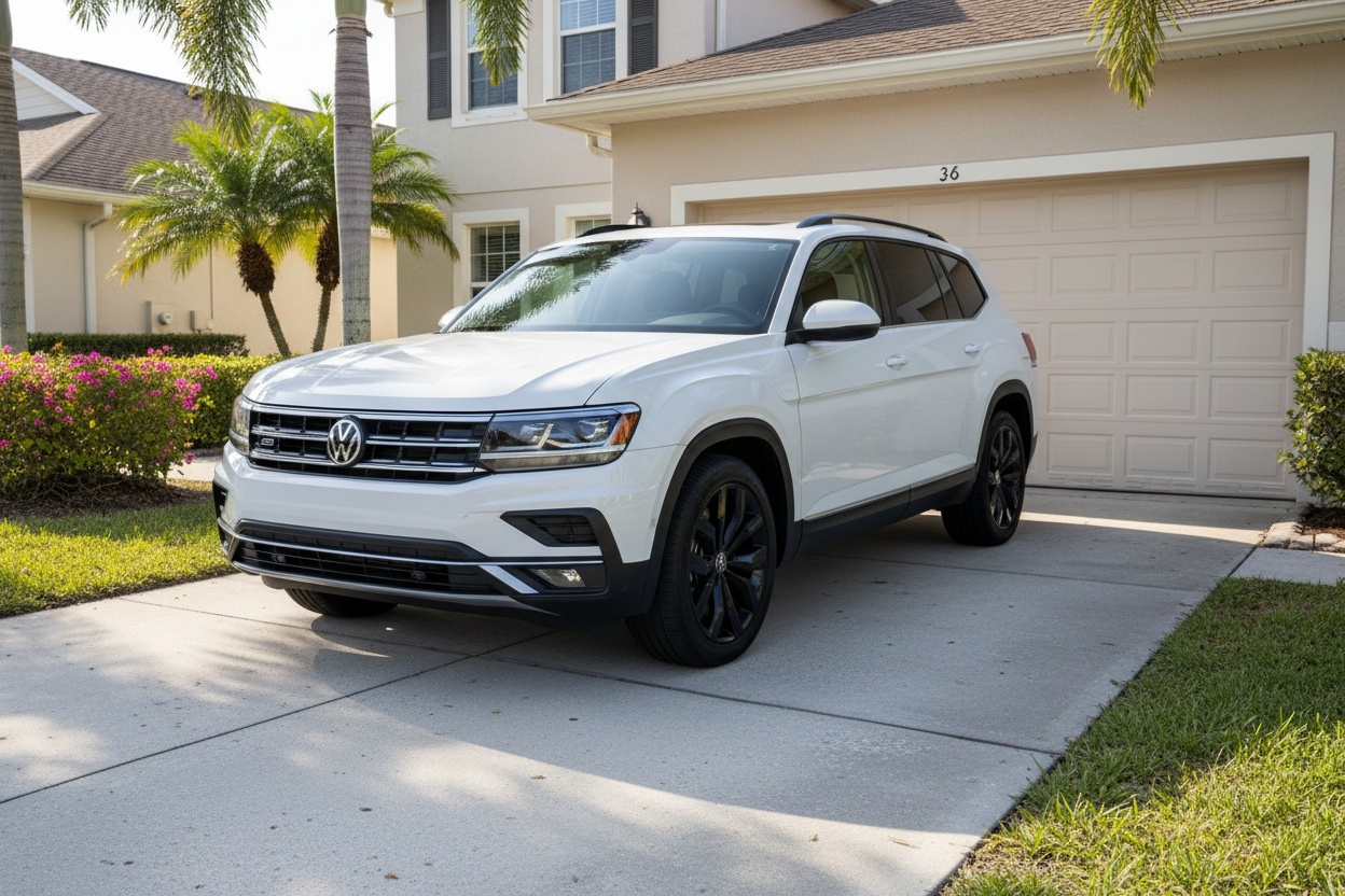 Volkswagen Atlas 2022 rental Miami - Luxury car hire Miami airport - cheap rent a car