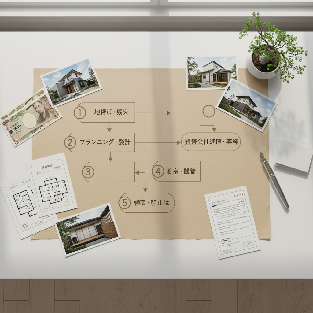 家づくり全体ロードマップ|5ステップで全体像がわかる完全ガイド(鳥取版)