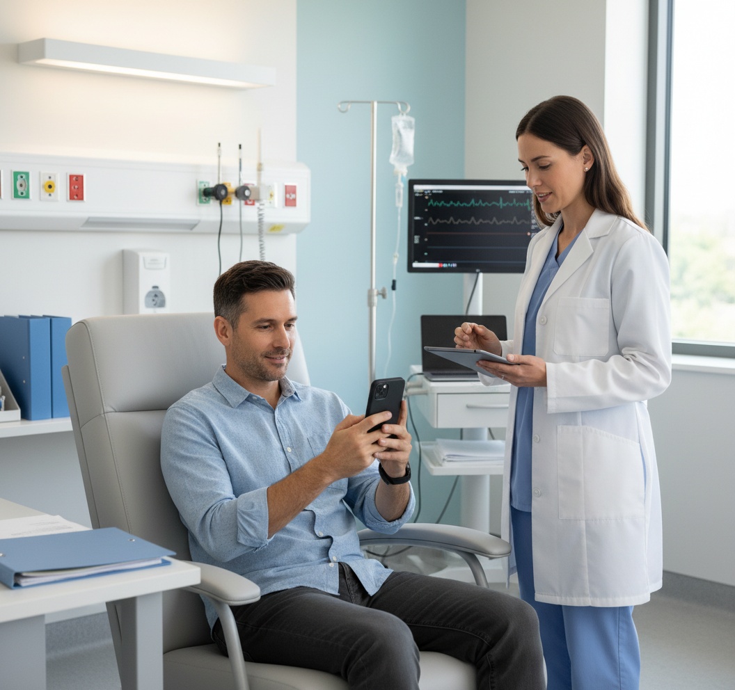 Clinical trial patient engagement screens