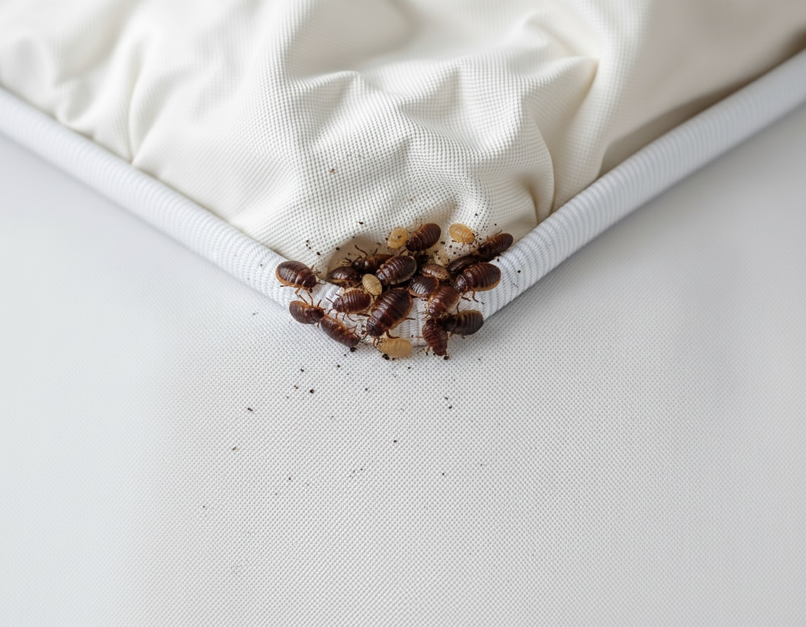 Before pest control — Bed Bugs / Punaises de lit