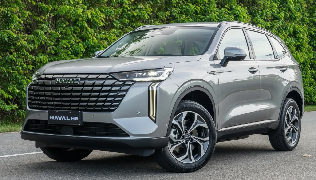 GWM Haval H6 híbrido — líder de vendas no Brasil em 2026, com fábrica em Iracemápolis (SP)