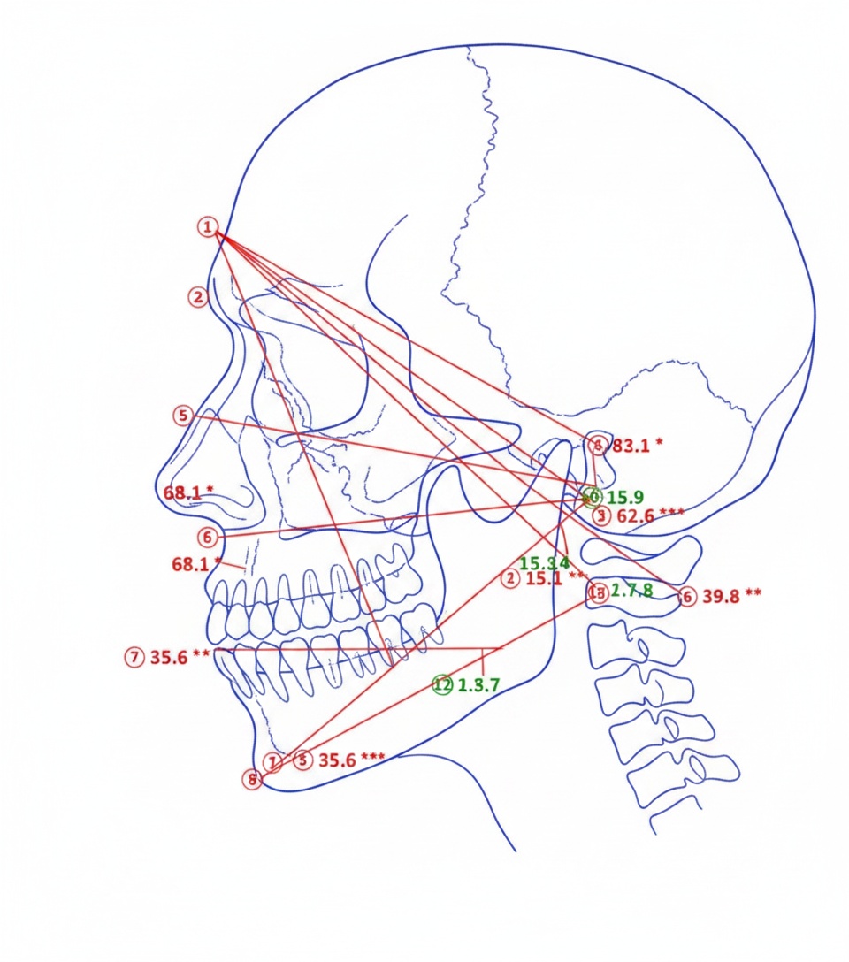 セファロ分析イメージ