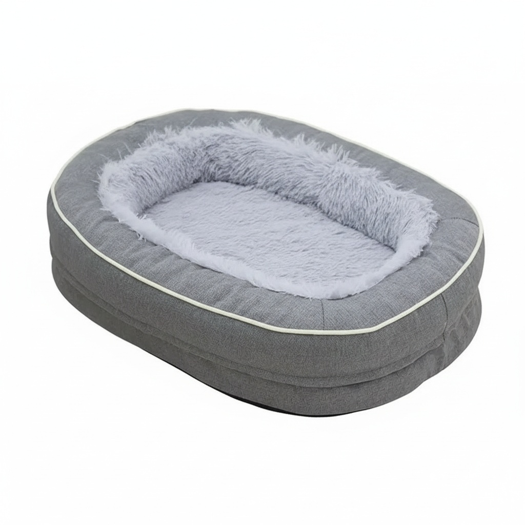 Winter Warm Orthopedic Calming Pet Bed XL – Soft Plush Sofa Design (Removable & Washable)