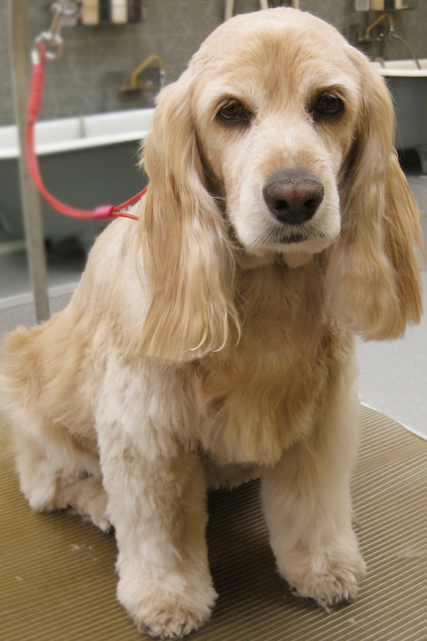 Expertly groomed fluffy dog at Dog Grooming on Wilson, Ancaster Expertly groomed fluffy dog at Dog Grooming on Wilson, Ancaster