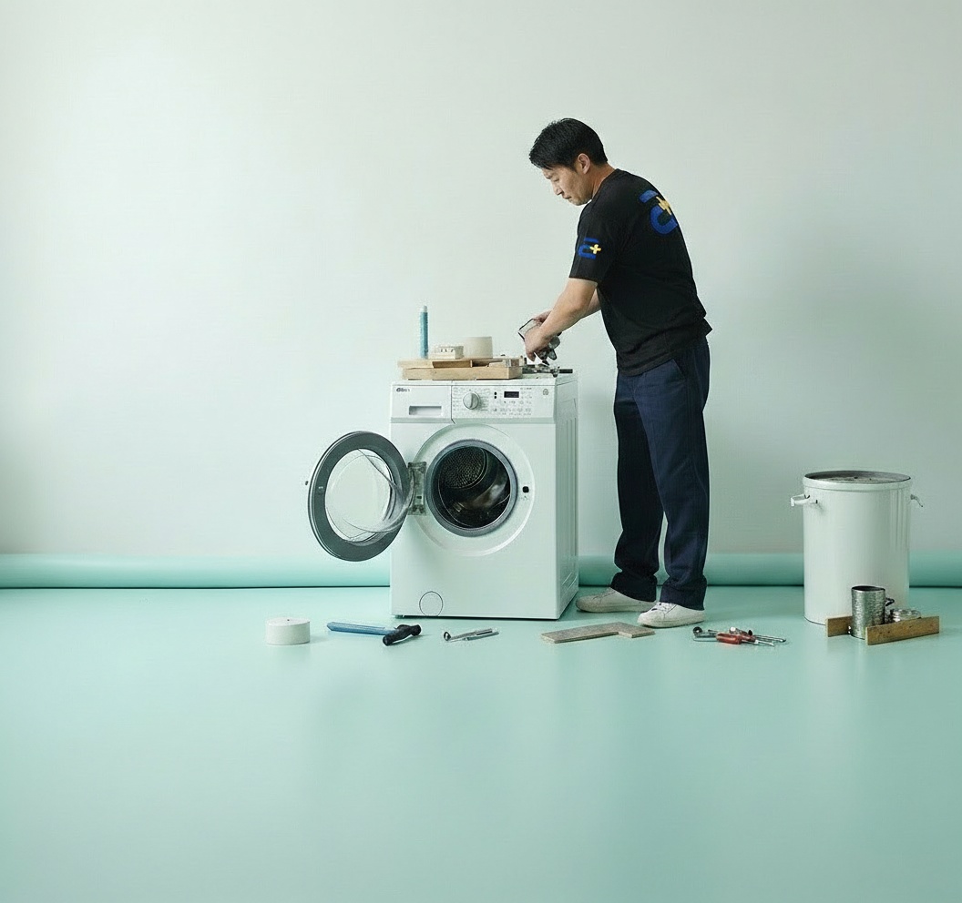 洗濯機分解洗浄の専門技術