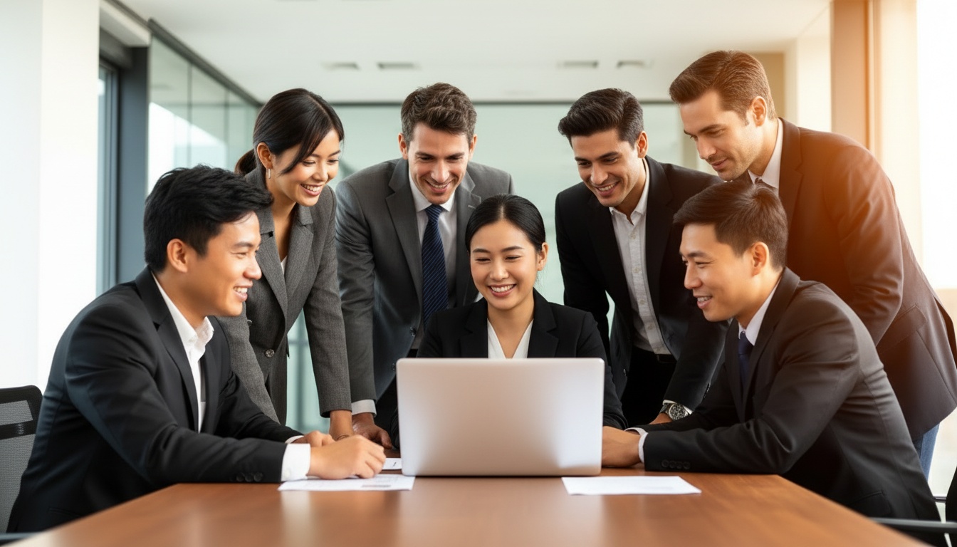 Diverse Professional Business Team