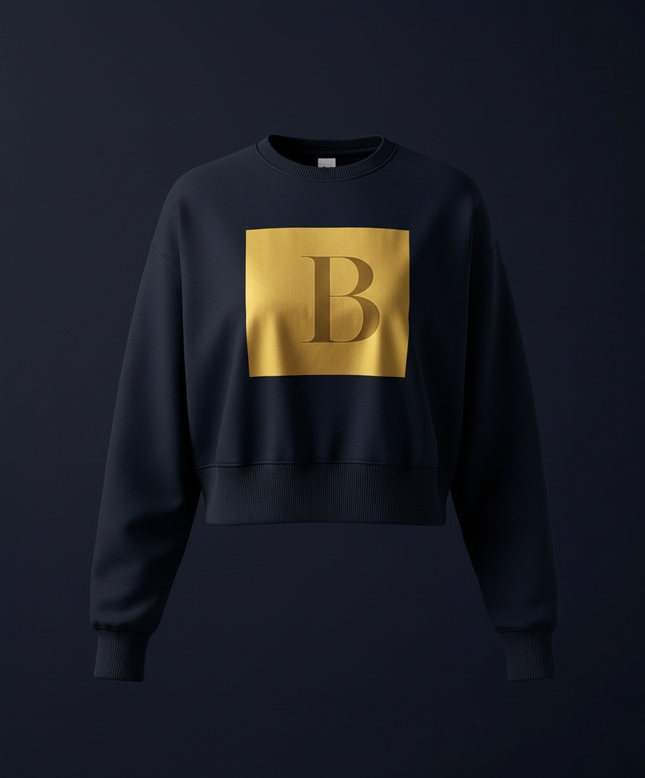 Cropped Crewneck Sweatshirt