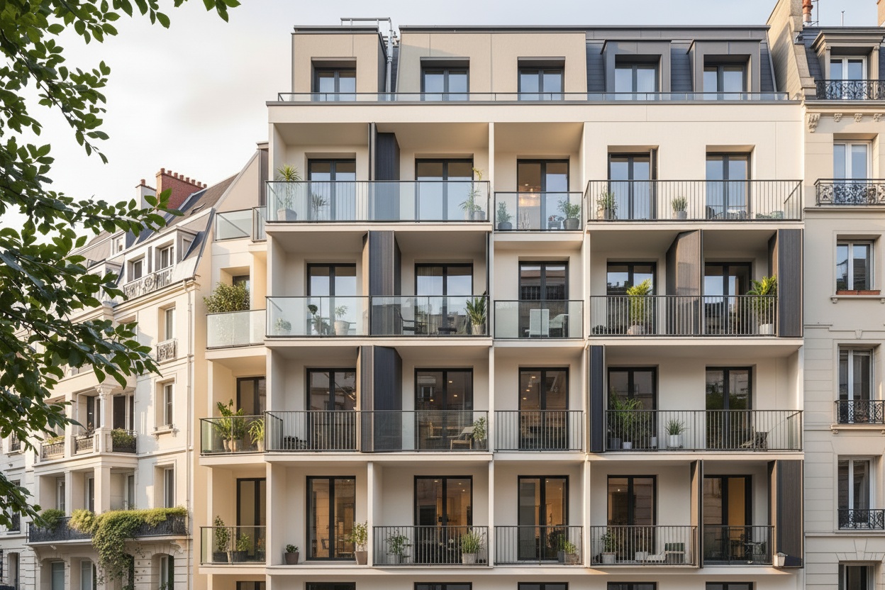 Immeuble locatif rénové grâce à MaPrimeRénov' Bailleur