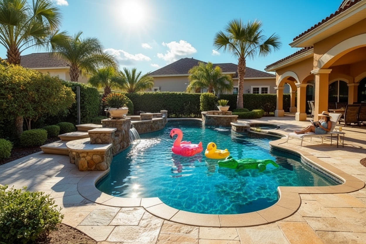 Pool deck pavers Bradenton FL